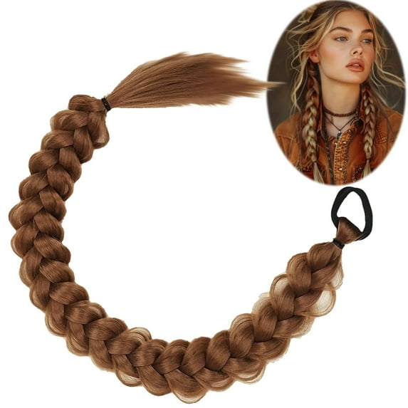 Women's Ponytail Wig 24" - Clip-On Hair Extensions, Soft Synthetic Tail, Straight Wrap Around, Heat Resistant, Easy Styling, Halloween, Christmas, Thanksgiving, Party, Daily Use Makeup Organizers
