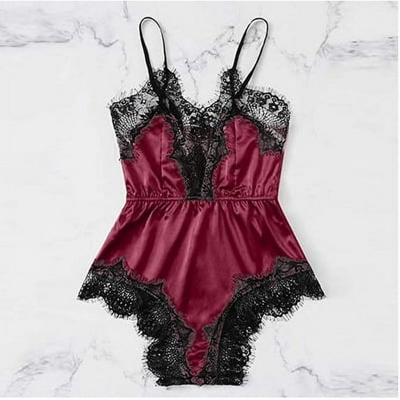 Women's Popular Pajamas Silk-like Home Clothes Underwear Nightdress