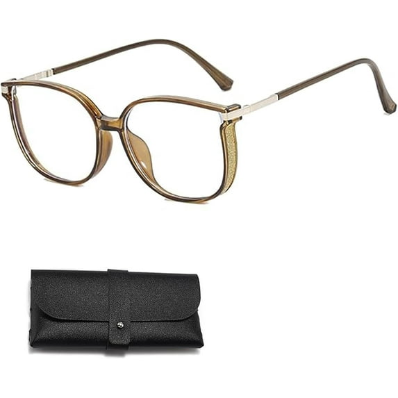 Women's Portable Fashion Anti-Blue Light Reading Glasses, Intelligent Dual Focus Glasses for Women