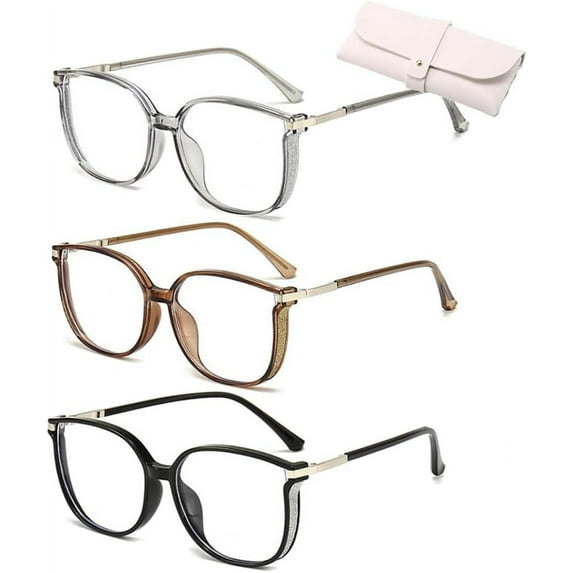 Women's Portable Fashion Anti-Blue Light Reading Glasses, Presbyopia Glasses, UV Protection