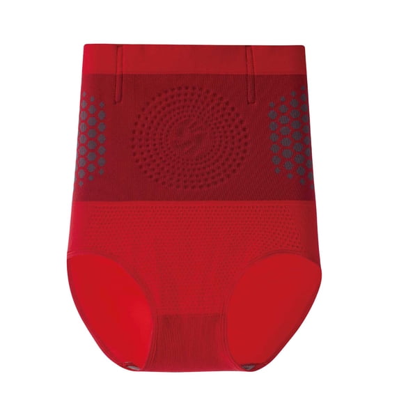 Women's Postpartum Body Shaping And Butt-Lifting High-Waisted Pants, Plus Size Tummy Control Shaper C-Section Recovery Girdle Red XXL