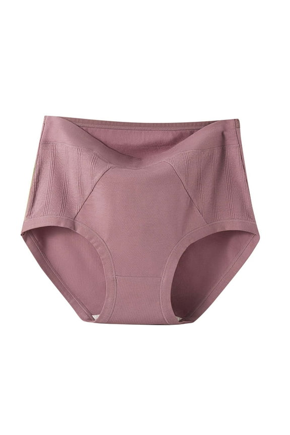 Women's Postpartum Cotton Underwear High Waisted Full Coverage Briefs Tummy Control Panties Breathable Stretch Recovery Essential