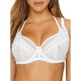 thumbnail image 1 of Women's Pour Moi 11802 Contradiction Suspense Double Strap Underwire Bra (White 38DD), 1 of 3