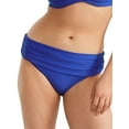 thumbnail image 1 of Women's Pour Moi 13209R Free Spirit Fold Over Brief Recycled Swim Bottom (Ultramarine 2X), 1 of 2