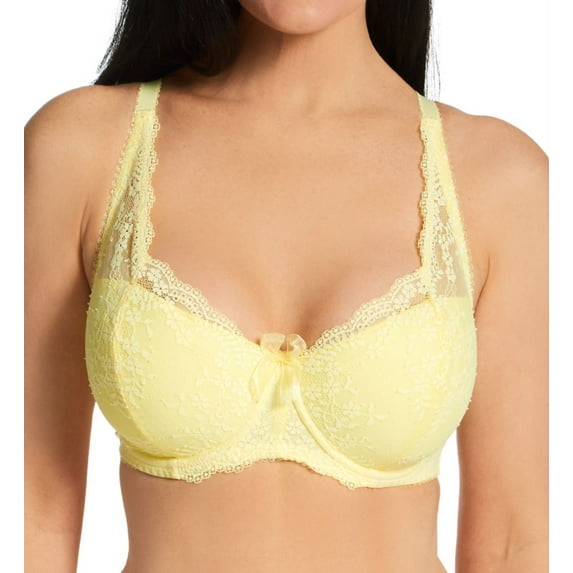 Women's Pour Moi 14800 Flora Lightly Padded Underwire Bra (Yellow 38C)