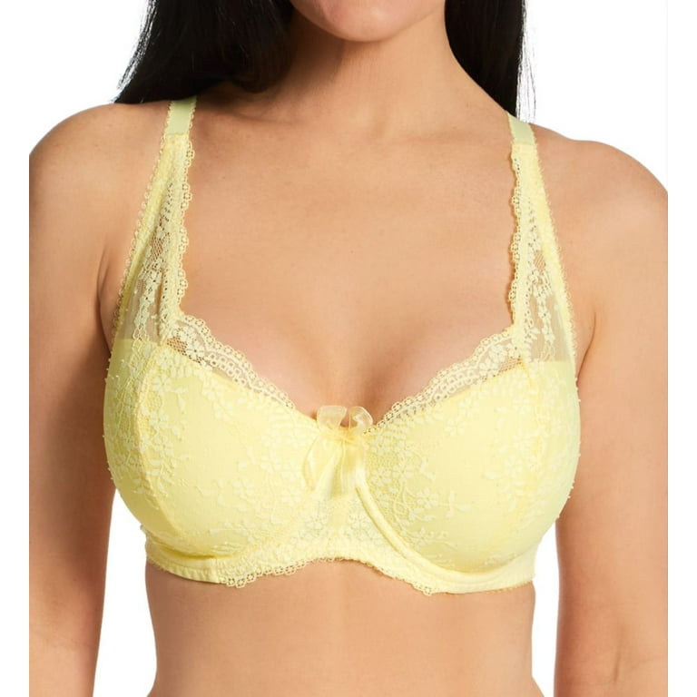 Women's Pour Moi 14800 Flora Lightly Padded Underwire Bra (Yellow 38C) 