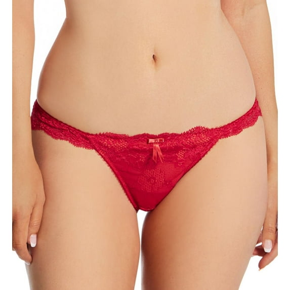 Women's Pour Moi 1510 Amour Brazilian Brief Panty (Red/Cherry M)