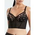 thumbnail image 1 of Women's Pour Moi 20116 Gigi Longline Underwire Bra (Black/Rose Gold 36G), 1 of 2