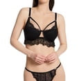 thumbnail image 1 of Women's Pour Moi 20311 India Padded Demi Underwire Bra (Black 38F), 1 of 1