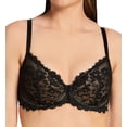 thumbnail image 1 of Women's Pour Moi 20325 India Eyelash Lace Underwire Bra (Black 32E), 1 of 1