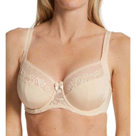 Women's Pour Moi 21802 Aura Side Support Underwire Bra (Almond 36G)