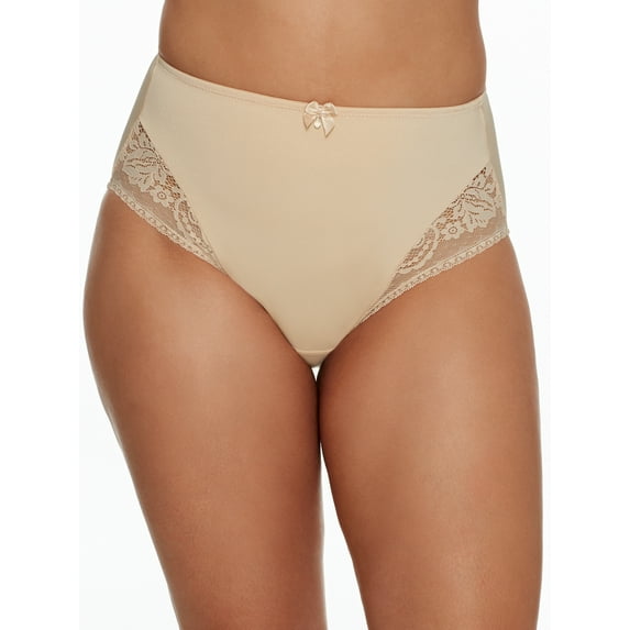Women's Pour Moi 21805 Aura Deep Brief Panty (Almond L)