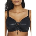 thumbnail image 1 of Women's Pour Moi 22700 Contradiction Scandalous Padded Bra (Black 32FF), 1 of 2