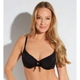 thumbnail image 1 of Women's Pour Moi 24902 Santa Cruz Underwire Non Padded Swim Top (Black 34F), 1 of 3