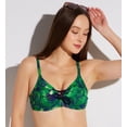 thumbnail image 1 of Women's Pour Moi 28101 Pacific Beach Underwire Rope Swim Top (Navy Fern 36F), 1 of 1