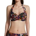 thumbnail image 1 of Women's Pour Moi 28502 Lisbon Halter Underwire Swim Top (Ditsy 38G), 1 of 1