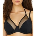 thumbnail image 1 of Women's Pour Moi 30015 Glamazon Underwire Double Strap Swim Top (Black 36F), 1 of 3