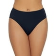 thumbnail image 1 of Women's Pour Moi 36026 Space High Leg Brief Swim Bottom (Black XL), 1 of 2