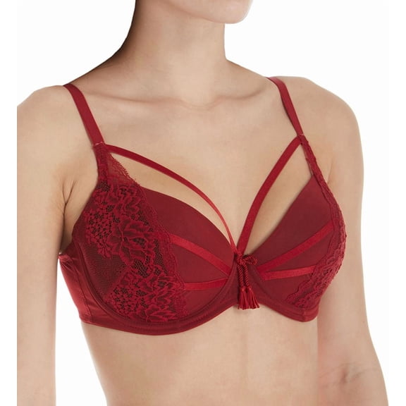 Women's Pour Moi 54000 Hush Padded Underwire Bra (Ruby 32C)