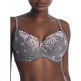 thumbnail image 1 of Women's Pour Moi 7702 St. Tropez Full Cup Underwire Bra (Grey/Pink 40DD), 1 of 2