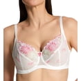 thumbnail image 1 of Women's Pour Moi 7702 St. Tropez Full Cup Underwire Bra (White/Pink/Green 36FF), 1 of 1