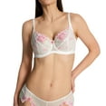 thumbnail image 1 of Women's Pour Moi 7702 St. Tropez Full Cup Underwire Bra (White/Pink/Green 40DD), 1 of 4