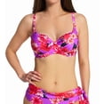 thumbnail image 1 of Women's Pour Moi 80012 Getaway Underwire Swim Top (Ultraviolet Floral 34DD), 1 of 1