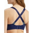 thumbnail image 1 of Women's Pour Moi 97003 Energy Empower Convertible Underwire Sports Bra (Navy/Aqua 32DD), 1 of 2