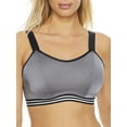 thumbnail image 1 of Women's Pour Moi 97003 Energy Empower Convertible Underwire Sports Bra (Silver/Black 32F), 1 of 2