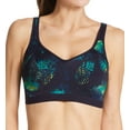 thumbnail image 1 of Women's Pour Moi 97007 Energy Rush Lightly Padded Underwire Sports Bra (Navy Fern 36DD), 1 of 2