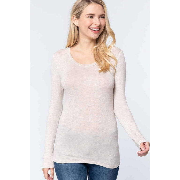 Warm weather top long sleeve shirts