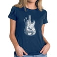 thumbnail image 1 of Women's Premium Blend Word Art T-shirt - Bass Guitar, 1 of 2