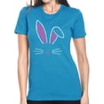 thumbnail image 1 of Women's Premium Blend Word Art T-shirt - Bunny Ears, 1 of 2