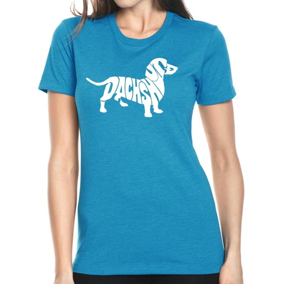 Women's Premium Blend Word Art T-shirt - Dachshund