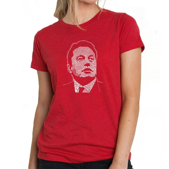 Women's Premium Blend Word Art T-shirt - Elon Musk