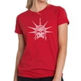 thumbnail image 1 of Women's Premium Blend Word Art T-shirt - Freedom Skull, 1 of 2