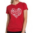thumbnail image 1 of Women's Premium Blend Word Art T-shirt - Heart Notes, 1 of 2