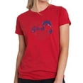 thumbnail image 1 of Women's Premium Blend Word Art T-shirt - July 4th Heart, 1 of 2