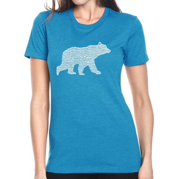 Women's Premium Blend Word Art T-shirt - Mama Bear