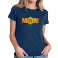 thumbnail image 1 of Women's Premium Blend Word Art T-shirt - Mom Sunflower, 1 of 2