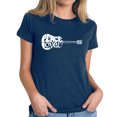 thumbnail image 1 of Women's Premium Blend Word Art T-shirt - Peace Love Country, 1 of 2