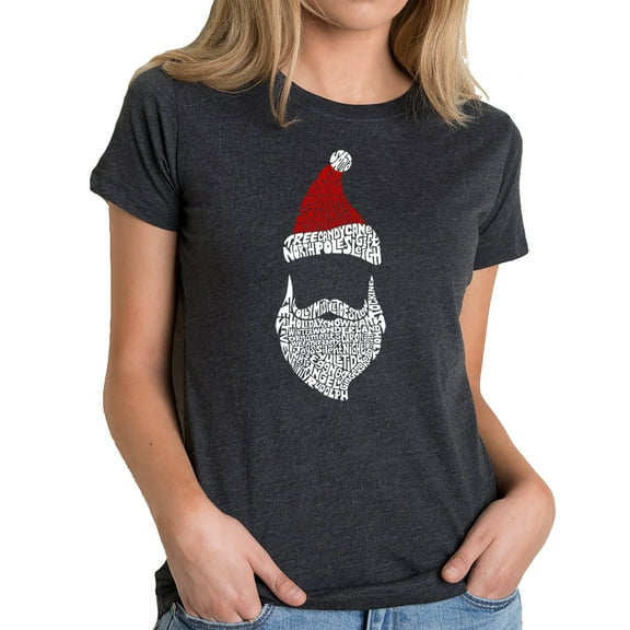 Women's Premium Blend Word Art T-shirt - Santa Claus
