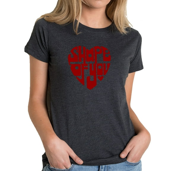 Women's Premium Blend Word Art T-shirt - Shape of You
