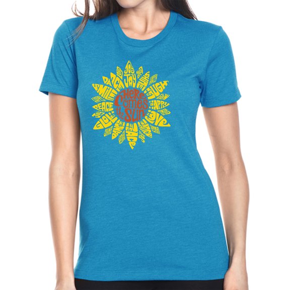 Women's Premium Blend Word Art T-shirt - Sunflower