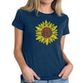 thumbnail image 1 of Women's Premium Blend Word Art T-shirt - Sunflower, 1 of 2