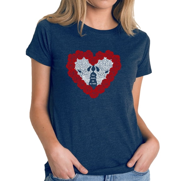 Women's Premium Blend Word Art T-shirt - Til Death Do Us Part