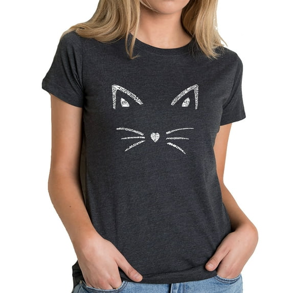 Women's Premium Blend Word Art T-shirt - Whiskers