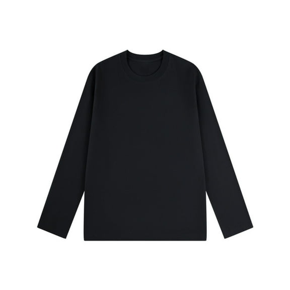 Women's Premium Cotton Blend Oversized Crewneck Sweatshirt Long Sleeve Relaxed Fit Pullover Soft Minimalist Basic Top for Comfortable Casual Wear