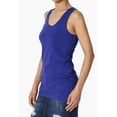 thumbnail image 1 of Women's Premium Cotton Vest Basic Soft Stretch Racerback Tank Top Solid Color, 1 of 8