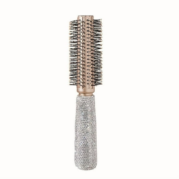 Women's Premium Large Volumizing Comb - Features a diamond-set design, nylon bristles and an ABS handle. The ergonomically designed long handle makes combing and creating volume easy. Suitable for sa